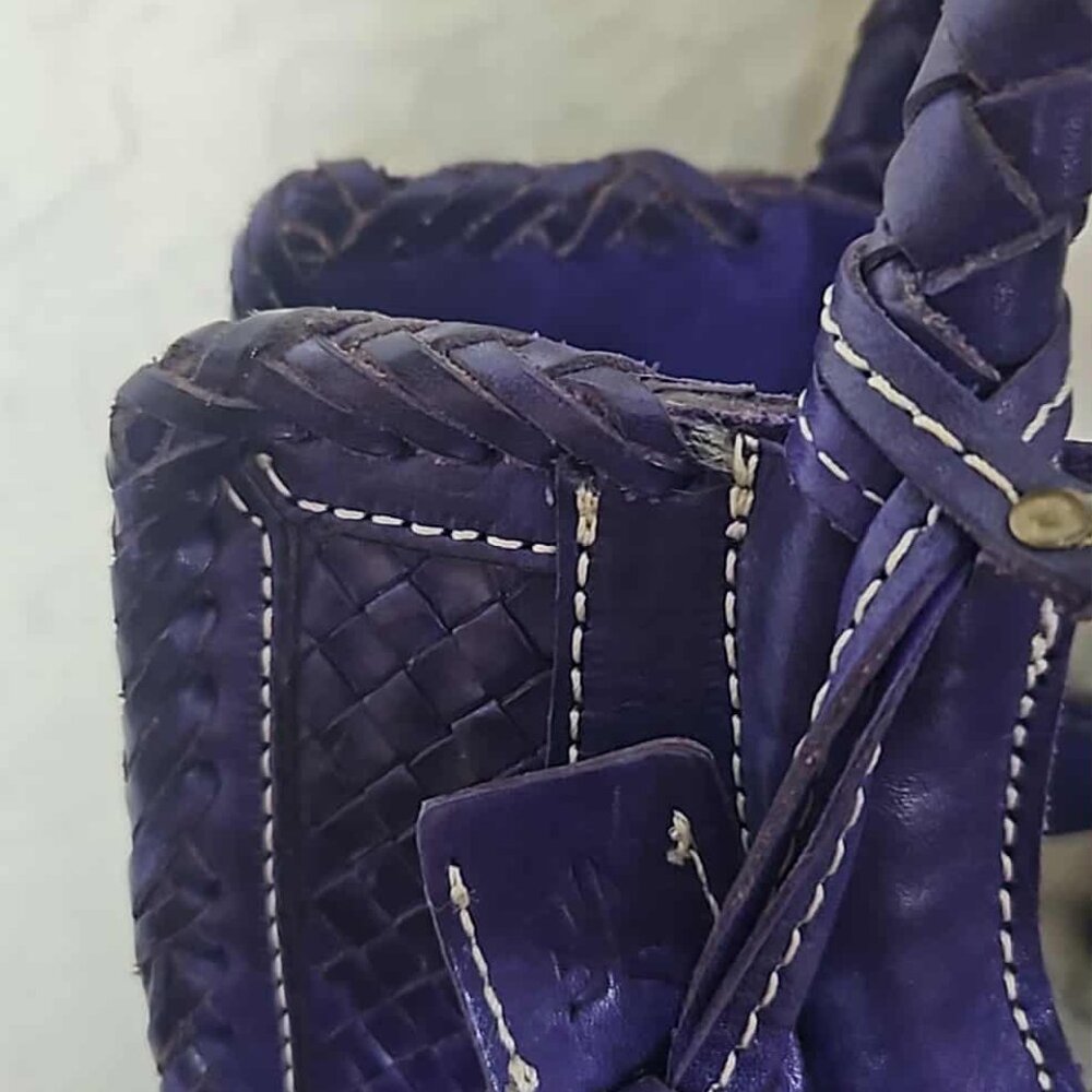 Vintage XXL Frye Skull Handbag - Picture 13 of 15